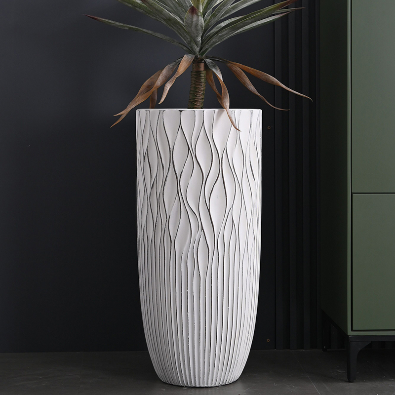 Wholesale Bright Colored Flower Planter with Round Shape for Hotel