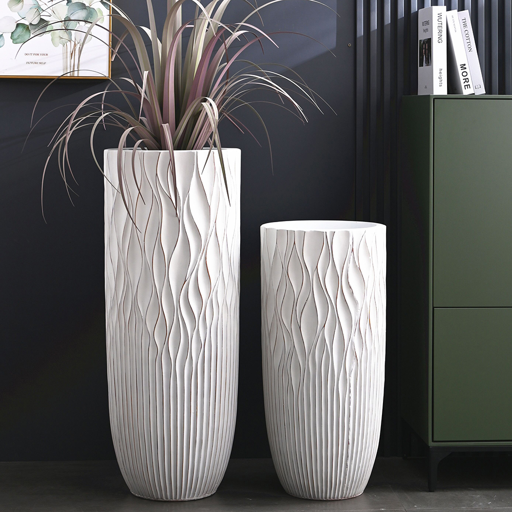 fiberglass planter