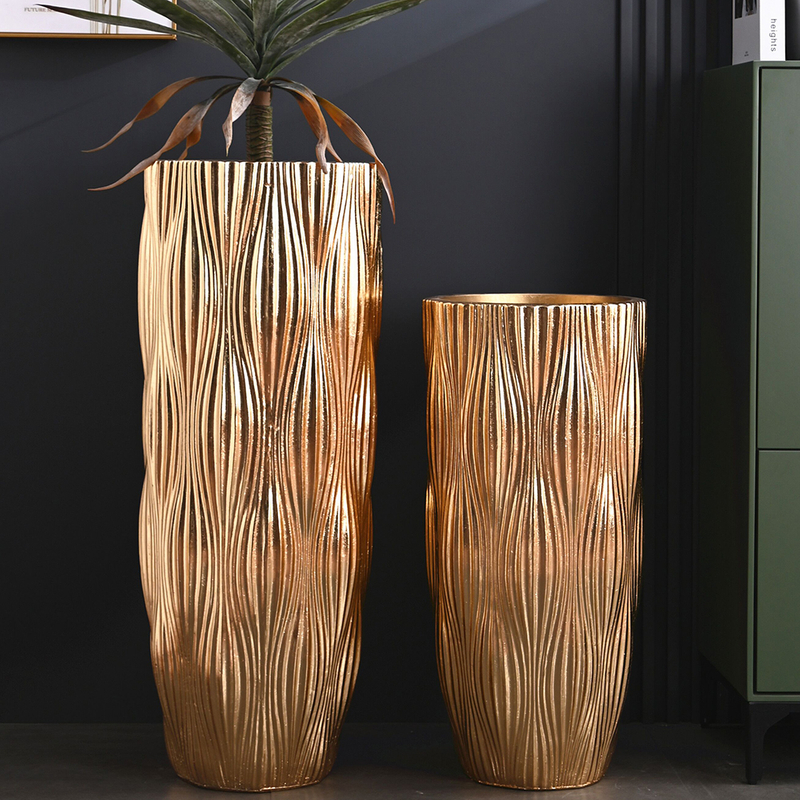 Factory Direct Supply Round Poolside Flower Indoor Planters for Front Porch