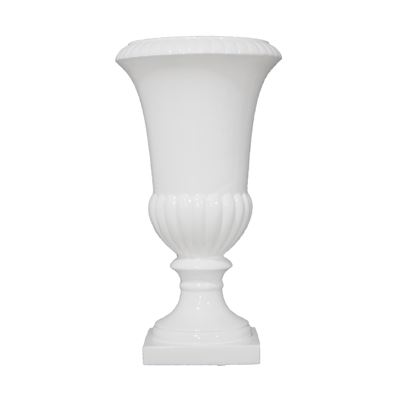 Cup Shape Handcrafted Cement Vase for Patio Garden