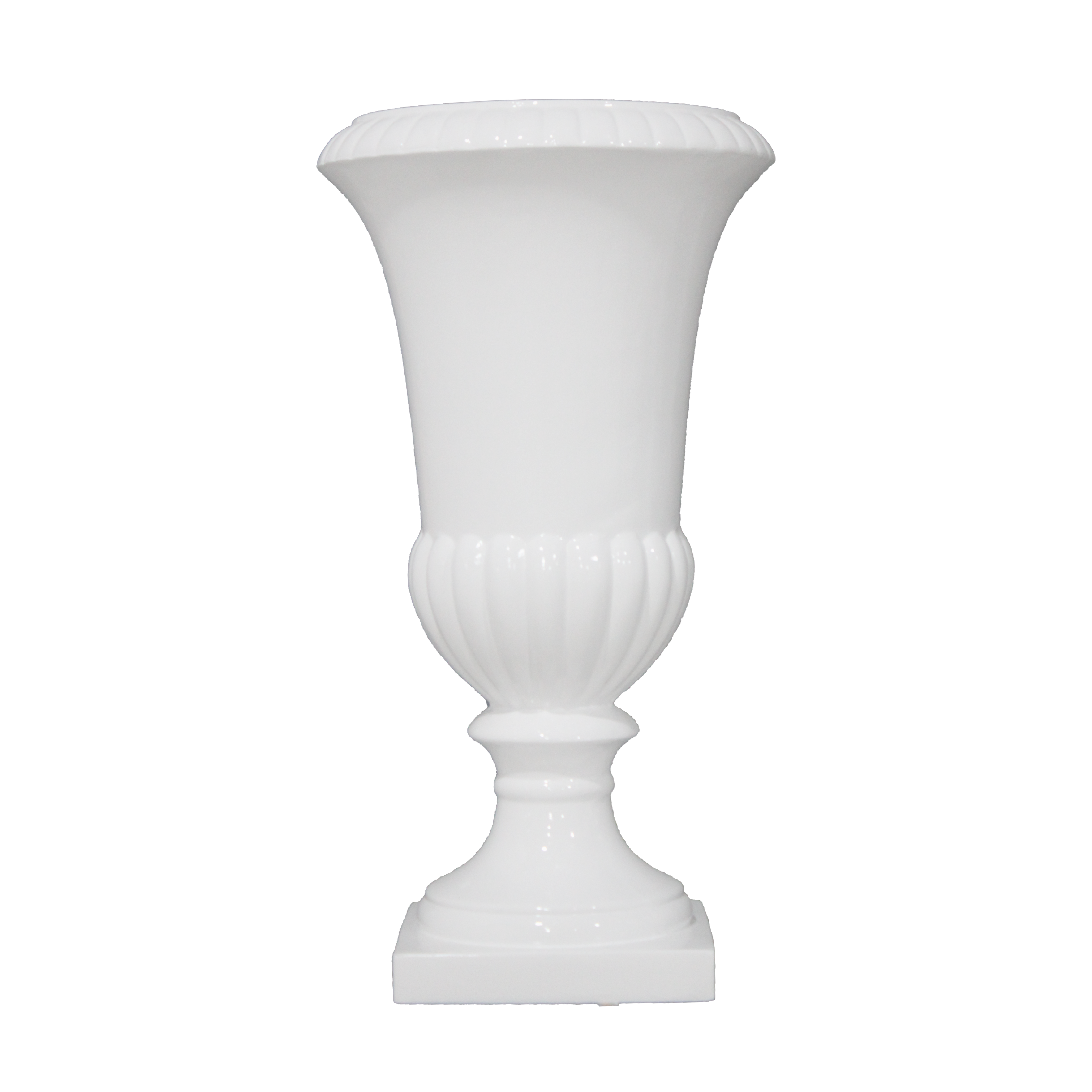 Cup Shape Handcrafted Cement Vase for Patio Garden