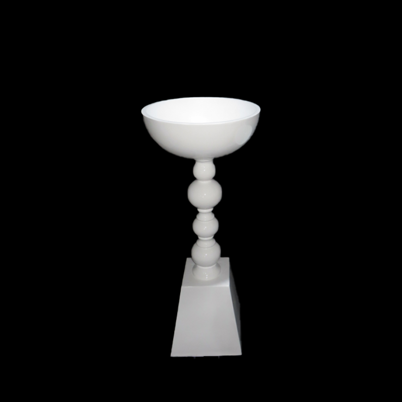 Artificial Basin Shape Fiberglass Flower Plant Container for Commerical Decoration 
