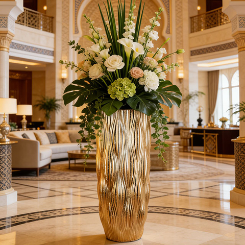 Factory Direct Supply Round Poolside Flower Indoor Planters for Front Porch