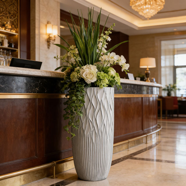 Wholesale Entryway Flower Pot with Contemporary Style