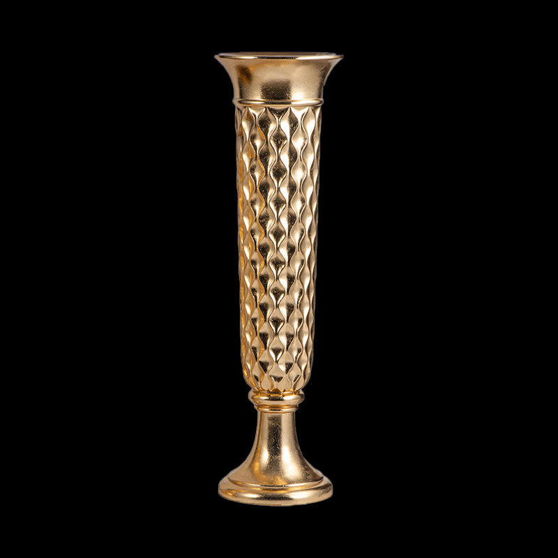 Trumpet Shape Floor Vases Nordic Decorative Flower Planter Pot