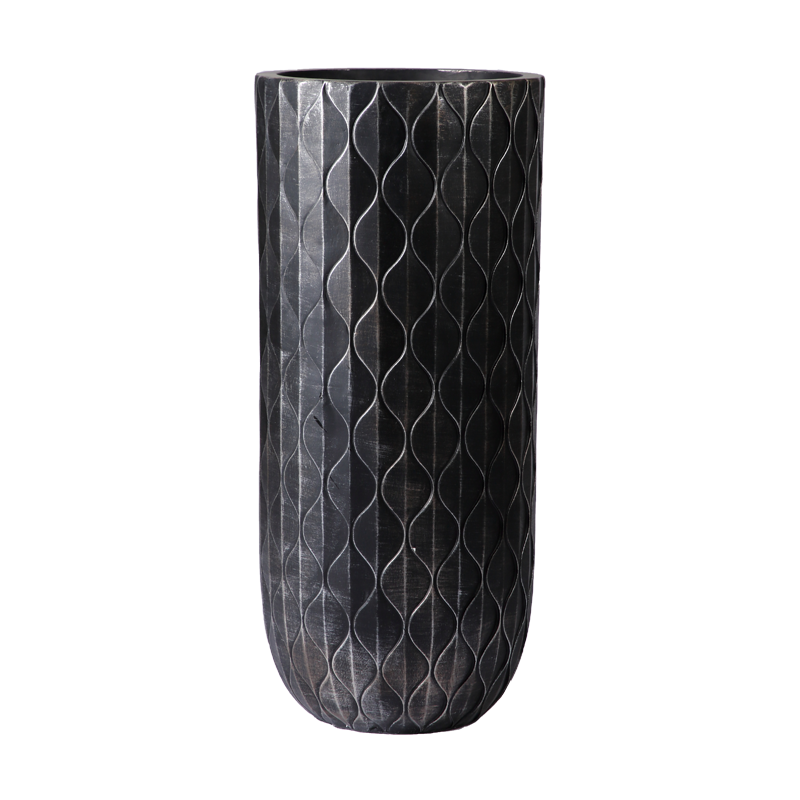 Archaize Fiberglass Big Planting Pots for Indoor Decoration 