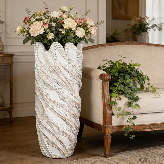 Modern Tall Floor Vase for Living Room Home Decor