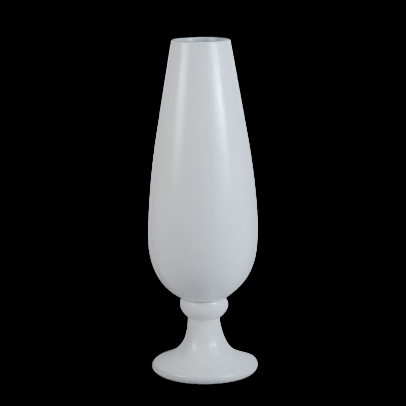 Modern White Fiberglass Flower Planting Pots for Home Decoration 