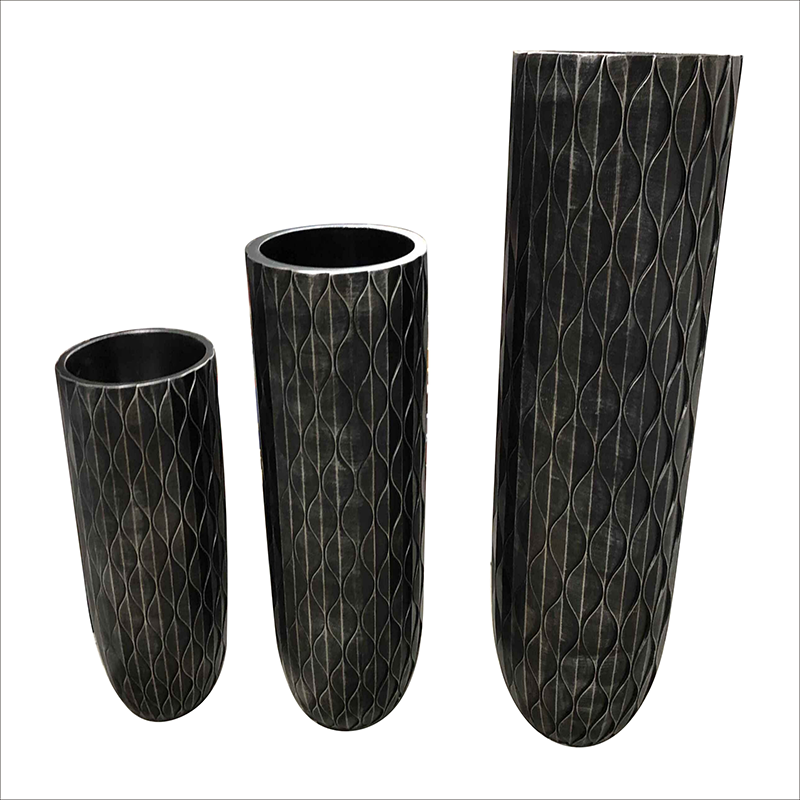 Archaize Fiberglass Big Planting Pots for Indoor Decoration 