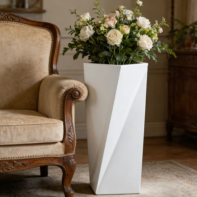 Durable Large Fiberglass Planter for Wholesale Bulk Purchase