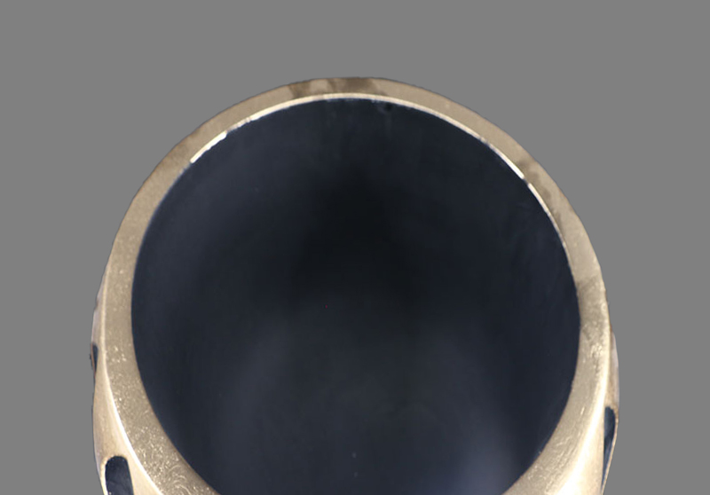 Round Black Indoor Fiberglass Plant Pots