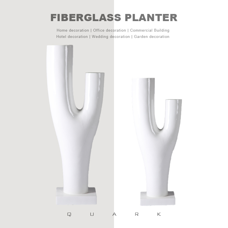 Artificial Limb Fiberglass Planting Flower Pots for Office Decor