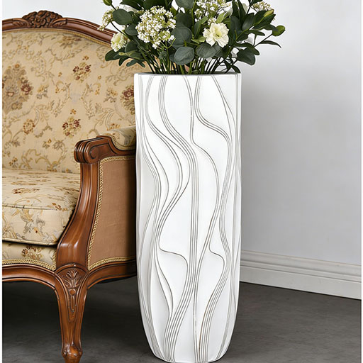 Large Cylinder Planter for Wedding Centerpiece & Restaurant