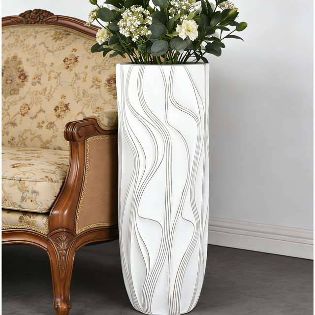 Large Cylinder Planter for Wedding Centerpiece & Restaurant